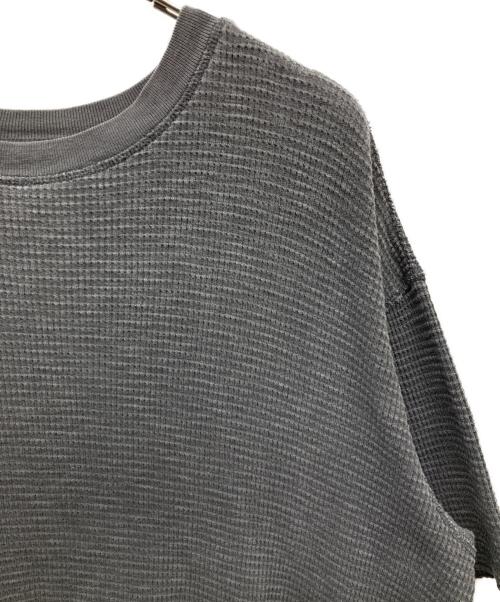 stussy（ステューシー）stussy (ステューシー) PIGMENT DYED S/STHERMAL グレー サイズ:Sの古着・服飾アイテム