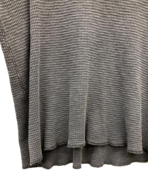 stussy（ステューシー）stussy (ステューシー) PIGMENT DYED S/STHERMAL グレー サイズ:Sの古着・服飾アイテム