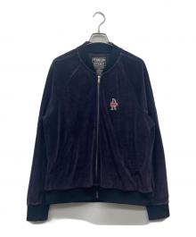 Hysteric Glamour（ヒステリックグラマー）の古着「VIXEN GIRLワッペン ジャンパー」｜ネイビー