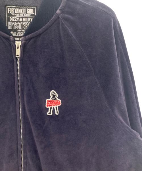 Hysteric Glamour（ヒステリックグラマー）Hysteric Glamour (ヒステリックグラマー) VIXEN GIRLワッペン ジャンパー ネイビー サイズ:Mの古着・服飾アイテム