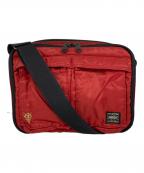 PORTER×STRICT-Gポーター×ストラクトジー）の古着「TANKER ショルダーバッグ シャアモデル」｜レッド