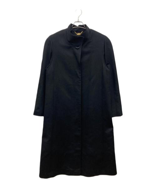 PIERRE BALMAIN（ピエール バルマン）PIERRE BALMAIN (ピエール バルマン) カシミヤ ステンカラーコート ブラック サイズ:13ARの古着・服飾アイテム