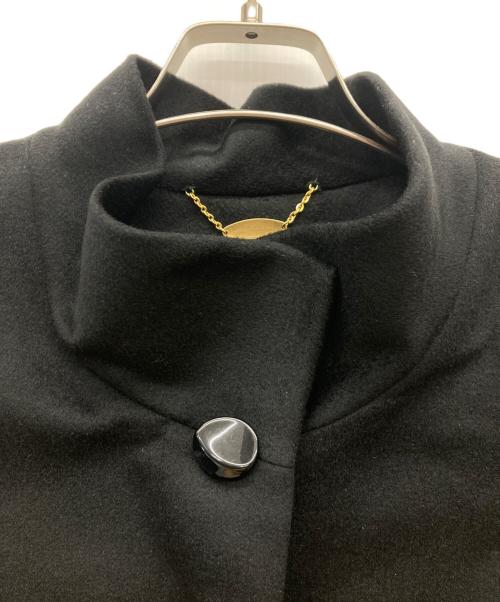 PIERRE BALMAIN（ピエール バルマン）PIERRE BALMAIN (ピエール バルマン) カシミヤ ステンカラーコート ブラック サイズ:13ARの古着・服飾アイテム