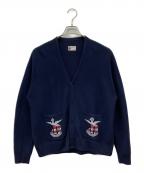 PENNEYSペニーズ）の古着「GUATEMALA V CARDIGAN」｜ネイビー