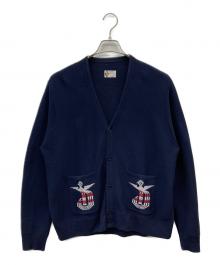 PENNEYS（ペニーズ）の古着「GUATEMALA V CARDIGAN」｜ネイビー