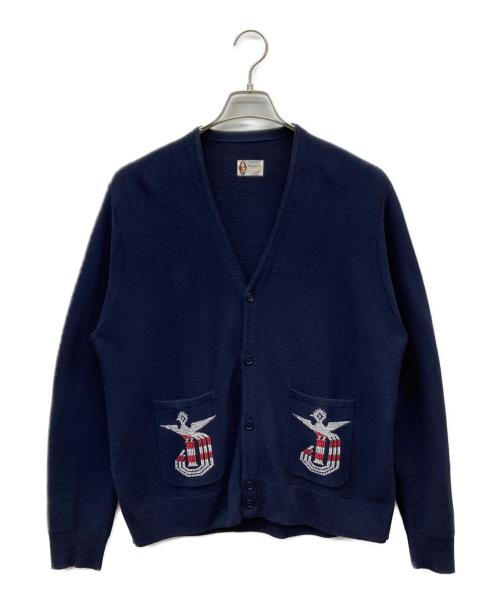 PENNEYS（ペニーズ）PENNEYS (ペニーズ) GUATEMALA V CARDIGAN ネイビー サイズ:XSの古着・服飾アイテム