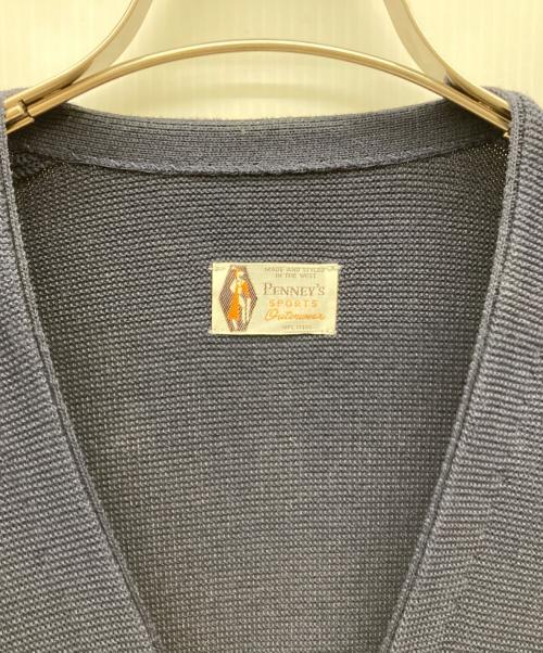 PENNEYS（ペニーズ）PENNEYS (ペニーズ) GUATEMALA V CARDIGAN ネイビー サイズ:XSの古着・服飾アイテム