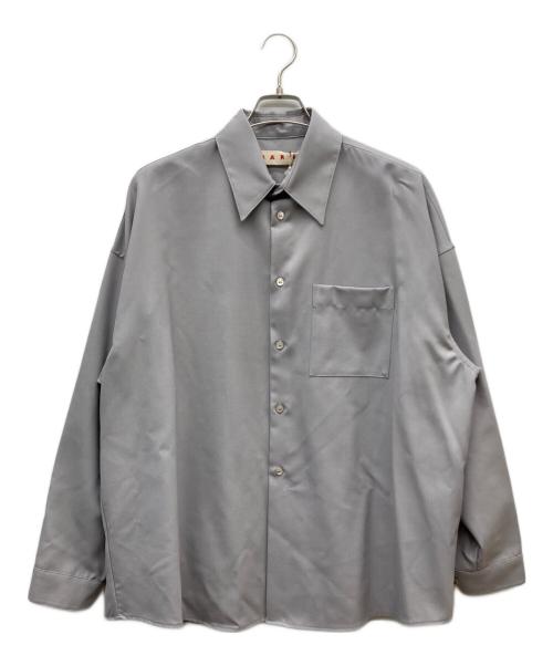 MARNI（マルニ）MARNI (マルニ) L/S SHIRT グレー サイズ:48の古着・服飾アイテム