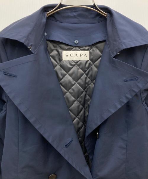 SCAPA（スキャパ）SCAPA (スキャパ) ストレッチタフタコート ネイビー サイズ:SIZE 38の古着・服飾アイテム