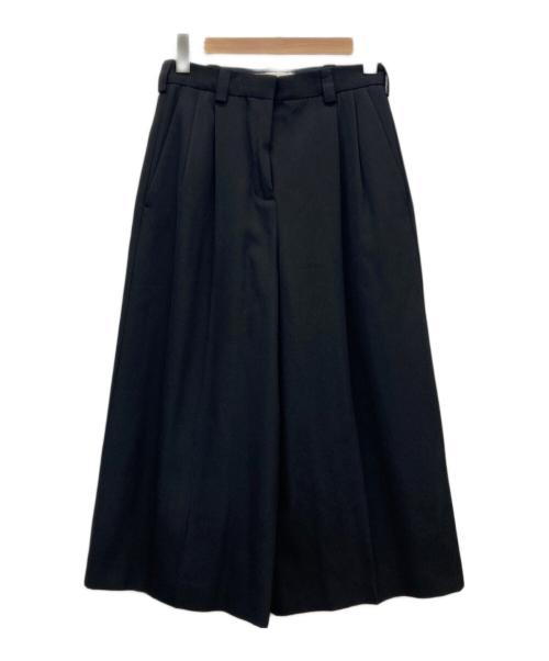 MARNI（マルニ）MARNI (マルニ) ツータックウールワイドパンツ ブラック サイズ:38の古着・服飾アイテム