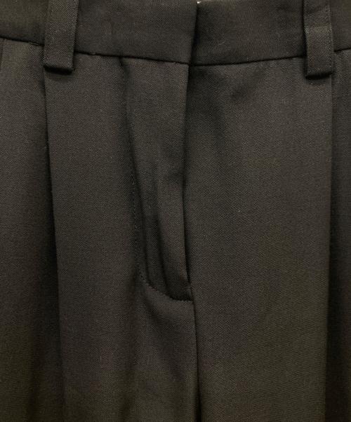 MARNI（マルニ）MARNI (マルニ) ツータックウールワイドパンツ ブラック サイズ:38の古着・服飾アイテム