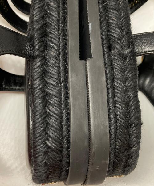 CHANEL（シャネル）CHANEL (シャネル) ココマーク グラディエーターサンダル ブラック サイズ:39Cの古着・服飾アイテム