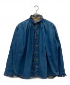 45Rフォーティファイブ・アール）の古着「小麦デニムのオーシャンタックシャツ」｜インディゴ