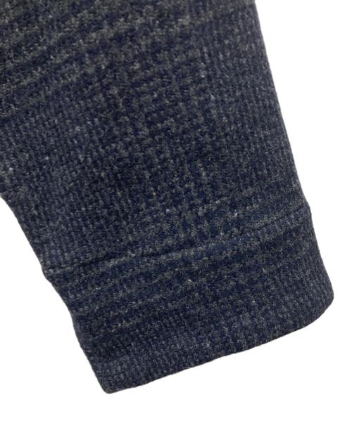 45R（フォーティファイブ・アール）45R (フォーティファイブ・アール) ウールツイードストレッチドレス ネイビー サイズ:3の古着・服飾アイテム