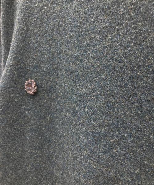 45R（フォーティファイブ・アール）45R (フォーティファイブ・アール) 装飾ウールツイードストレッチドレス グリーンの古着・服飾アイテム