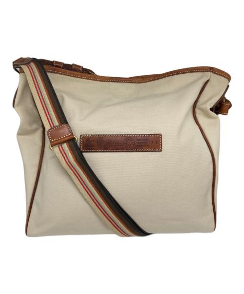 Felisi（フェリージ）Felisi (フェリージ) キャンバス2WAYバッグ ベージュ×ブラウン サイズ:-の古着・服飾アイテム