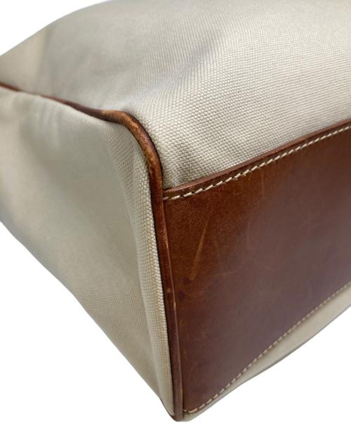 Felisi（フェリージ）Felisi (フェリージ) キャンバス2WAYバッグ ベージュ×ブラウン サイズ:-の古着・服飾アイテム