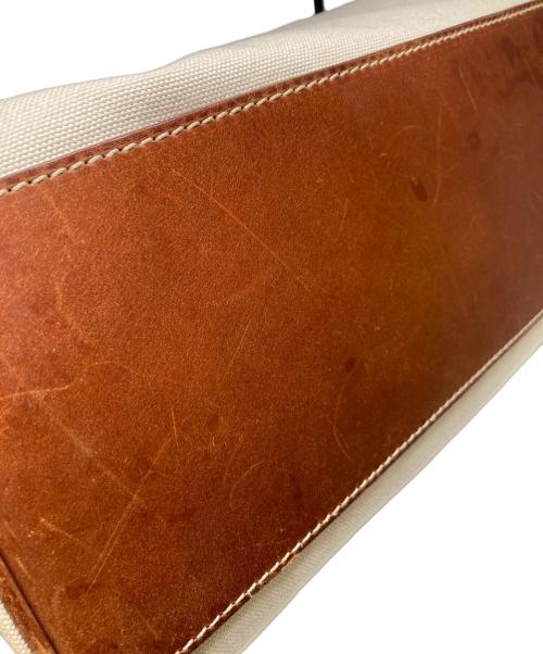 Felisi（フェリージ）Felisi (フェリージ) キャンバス2WAYバッグ ベージュ×ブラウン サイズ:-の古着・服飾アイテム