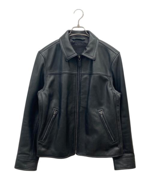COACH（コーチ）COACH (コーチ) カウレザージャケット ブラック サイズ:SIZE Sの古着・服飾アイテム
