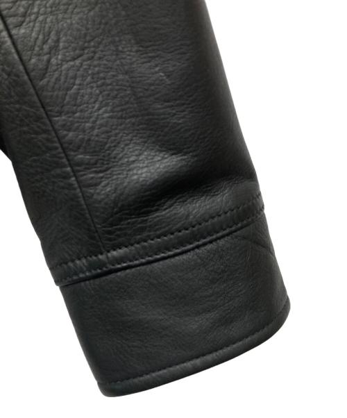 COACH（コーチ）COACH (コーチ) カウレザージャケット ブラック サイズ:SIZE Sの古着・服飾アイテム