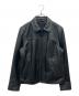 COACH（コーチ）の古着「カウレザージャケット」｜ブラック