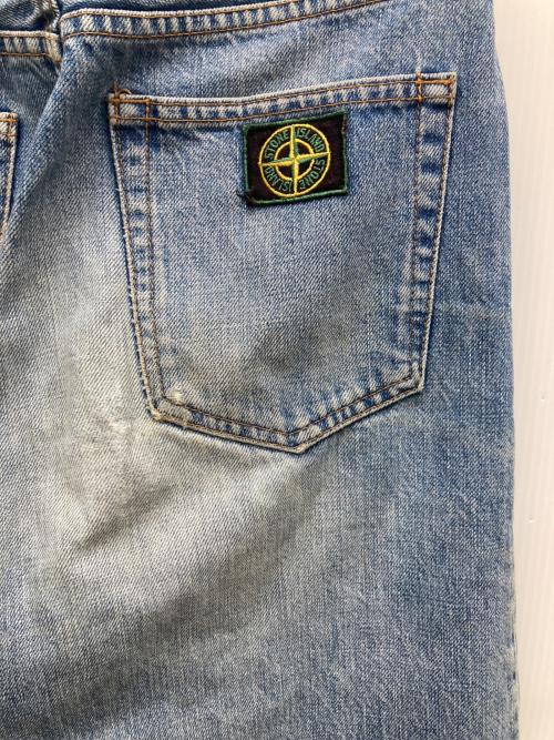 STONE ISLAND（ストーンアイランド）STONE ISLAND (ストーンアイランド) 80s バックロゴパッチデニムパンツ インディゴ サイズ:46の古着・服飾アイテム