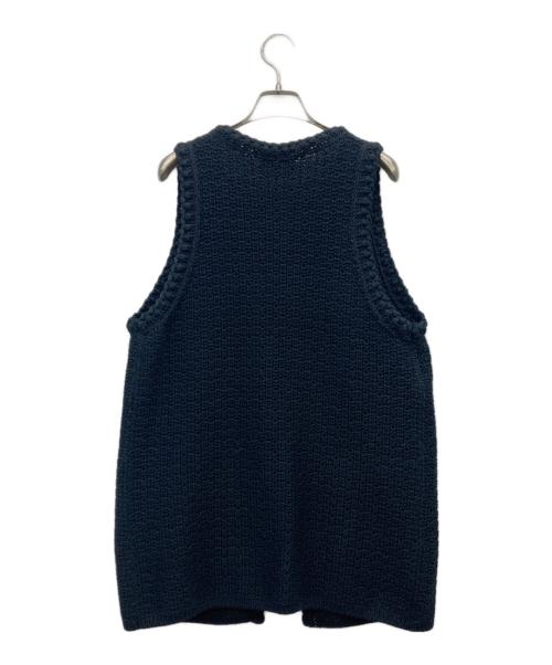 CHANEL（シャネル）CHANEL (シャネル) 22SS ココボタンコットンニットベスト ブラック サイズ:38の古着・服飾アイテム