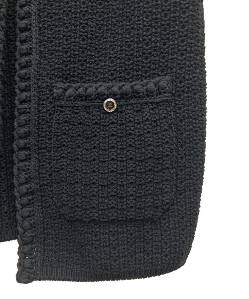 CHANEL（シャネル）CHANEL (シャネル) 22SS ココボタンコットンニットベスト ブラック サイズ:38の古着・服飾アイテム