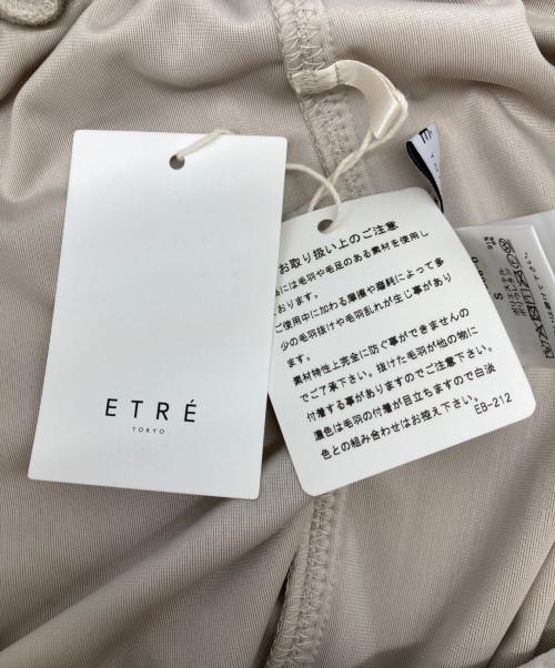 ETRE TOKYO（エトレトウキョウ）ETRE TOKYO (エトレトウキョウ) Ｉラインベロアスカート アイボリー サイズ:S 未使用品の古着・服飾アイテム