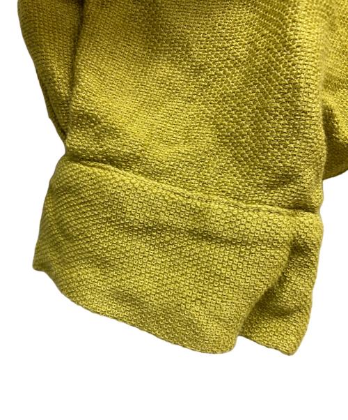 babaa（ババ）babaa (ババ) リネンシャツワンピース 黄緑 サイズ:FREEの古着・服飾アイテム