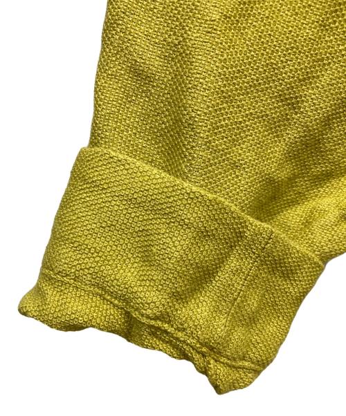 babaa（ババ）babaa (ババ) リネンシャツワンピース 黄緑 サイズ:FREEの古着・服飾アイテム