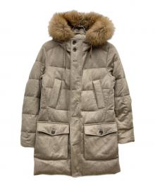 KIRED（キーレッド）の古着「WANIEN2 カシミヤ ファーダウンコート」｜ベージュ