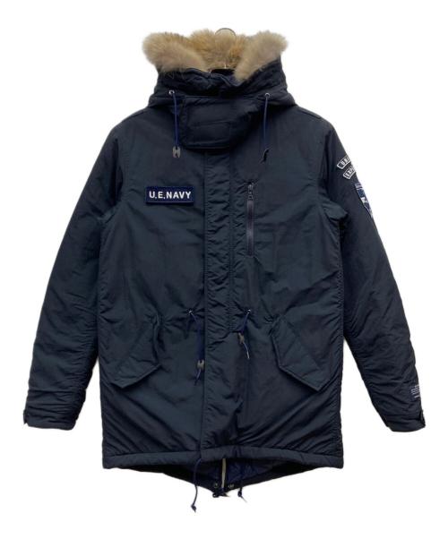 uniform experiment（ユニフォームエクスペリメント）uniform experiment (ユニフォームエクスペリメント) PADDED MODS COAT ネイビー サイズ:1の古着・服飾アイテム