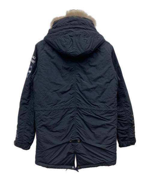 uniform experiment（ユニフォームエクスペリメント）uniform experiment (ユニフォームエクスペリメント) PADDED MODS COAT ネイビー サイズ:1の古着・服飾アイテム