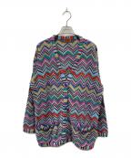missoniミッソーニ）の古着「ジグザグ柄カーディガン」｜マルチカラー
