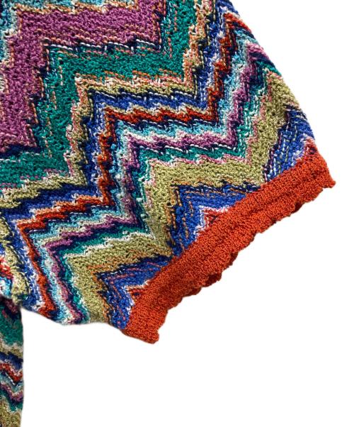 missoni（ミッソーニ）MISSONI (ミッソーニ) ジグザグ柄 ワンピース マルチカラー サイズ:31の古着・服飾アイテム