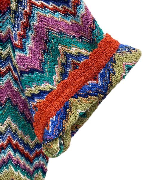 missoni（ミッソーニ）MISSONI (ミッソーニ) ジグザグ柄 ワンピース マルチカラー サイズ:31の古着・服飾アイテム