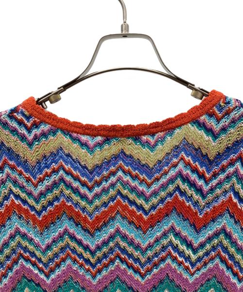 missoni（ミッソーニ）MISSONI (ミッソーニ) ジグザグ柄 ワンピース マルチカラー サイズ:31の古着・服飾アイテム