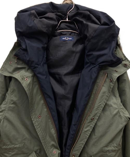 FRED PERRY（フレッドペリー）FRED PERRY (フレッドペリー) Fishtail Parka/モッズコート オリーブ サイズ:Mの古着・服飾アイテム