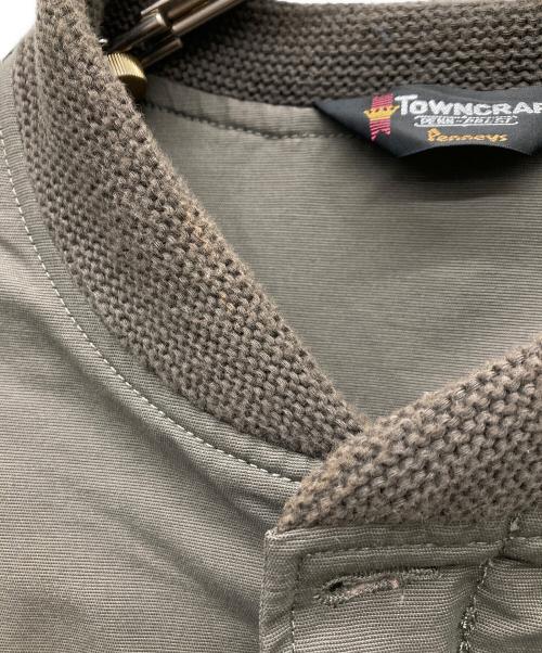 TOWN CRAFT（タウンクラフト）TOWN CRAFT (タウンクラフト) カップショルダーダービージャケット オリーブ サイズ:Lの古着・服飾アイテム