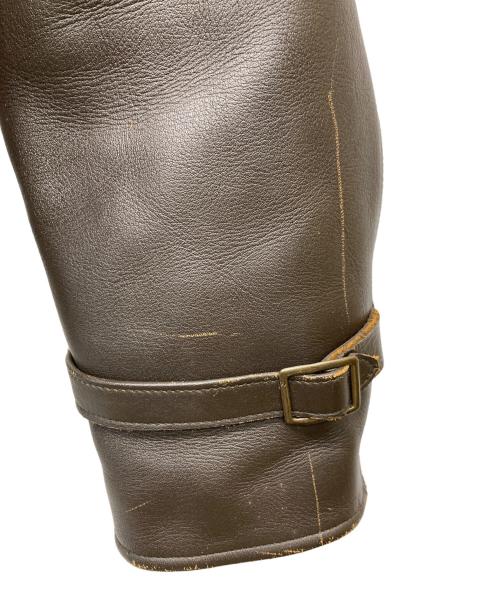 INDIAN MOTORCYCLE（インディアンモーターサイクル）INDIAN MOTORCYCLE (インディアンモーターサイクル) グリズリージャケット/レザージャケット ブラウン サイズ:38の古着・服飾アイテム