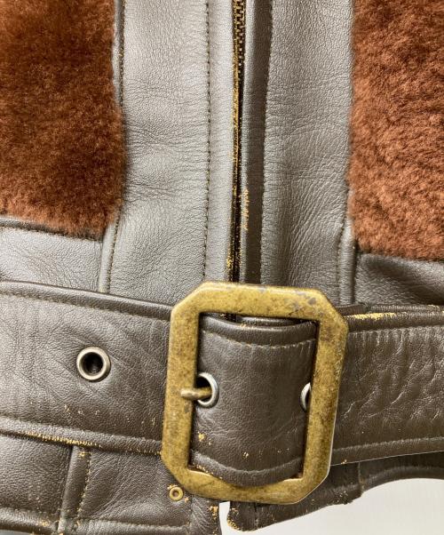 INDIAN MOTORCYCLE（インディアンモーターサイクル）INDIAN MOTORCYCLE (インディアンモーターサイクル) グリズリージャケット/レザージャケット ブラウン サイズ:38の古着・服飾アイテム