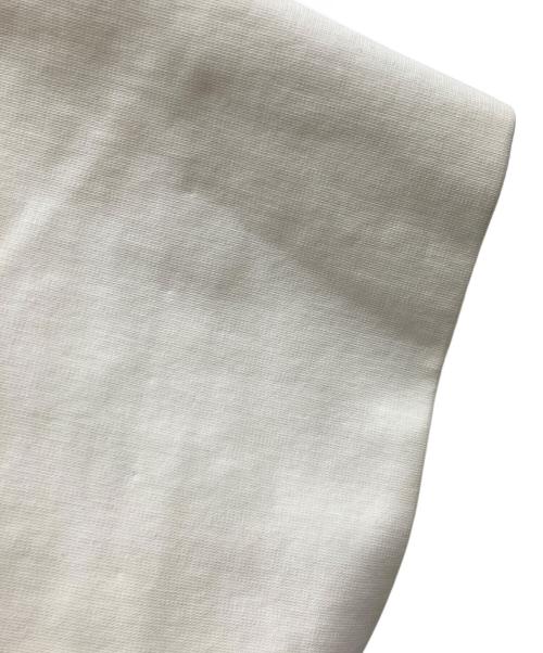 Maison Margiela（メゾンマルジェラ）Maison Margiela (メゾンマルジェラ) ラバーインナーギャザーカットソー ホワイト サイズ:38の古着・服飾アイテム