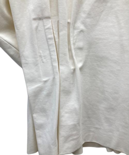 Maison Margiela（メゾンマルジェラ）Maison Margiela (メゾンマルジェラ) ラバーインナーギャザーカットソー ホワイト サイズ:38の古着・服飾アイテム