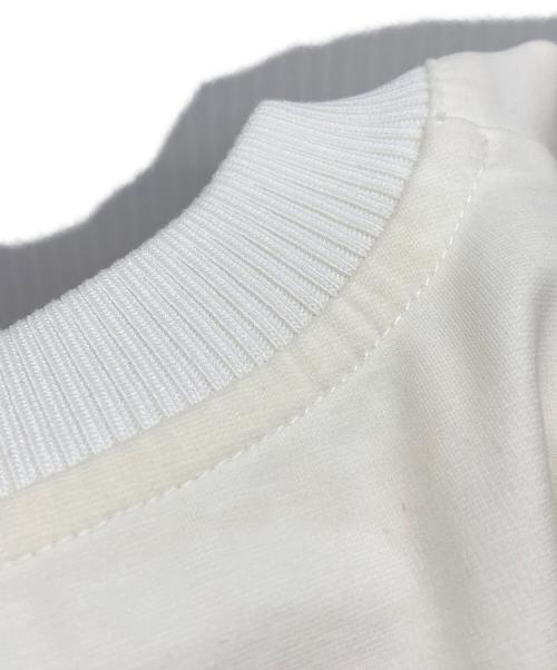 Maison Margiela（メゾンマルジェラ）Maison Margiela (メゾンマルジェラ) ラバーインナーギャザーカットソー ホワイト サイズ:38の古着・服飾アイテム