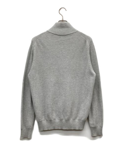 Cruciani（クルチアーニ）Cruciani (クルチアーニ) カノコ ジップアップニットブルゾン ライトグレー サイズ:48の古着・服飾アイテム