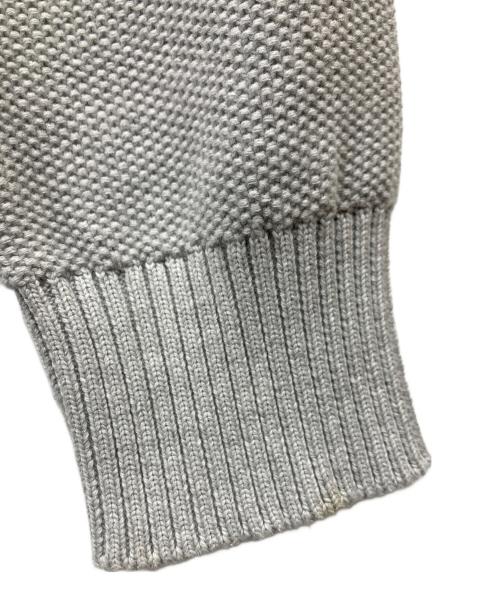 Cruciani（クルチアーニ）Cruciani (クルチアーニ) カノコ ジップアップニットブルゾン ライトグレー サイズ:48の古着・服飾アイテム