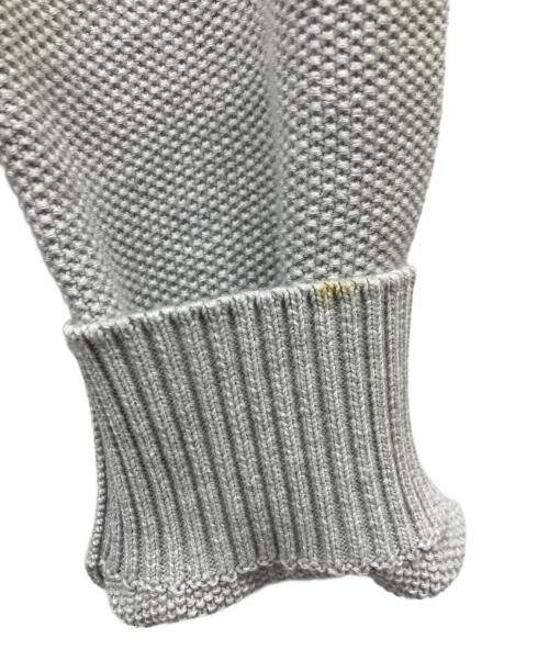 Cruciani（クルチアーニ）Cruciani (クルチアーニ) カノコ ジップアップニットブルゾン ライトグレー サイズ:48の古着・服飾アイテム