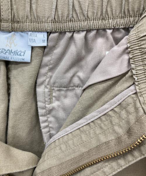 GRAMICCI（グラミチ）GRAMICCI (グラミチ) RHC Ron Herman (アールエイチシー ロンハーマン) Cotton Linen Pants ベージュ サイズ:Lの古着・服飾アイテム