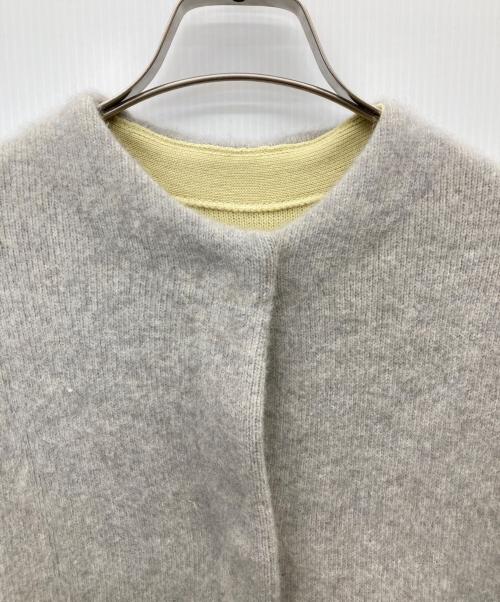 ELENDEEK（エレンディーク）ELENDEEK (エレンディーク) CN RACCOON MIX WCDノーカラージャケット グレー サイズ:SIZE Mの古着・服飾アイテム